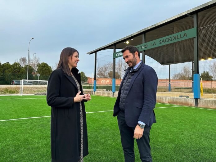 campo de mini fútbol en La Sacedilla