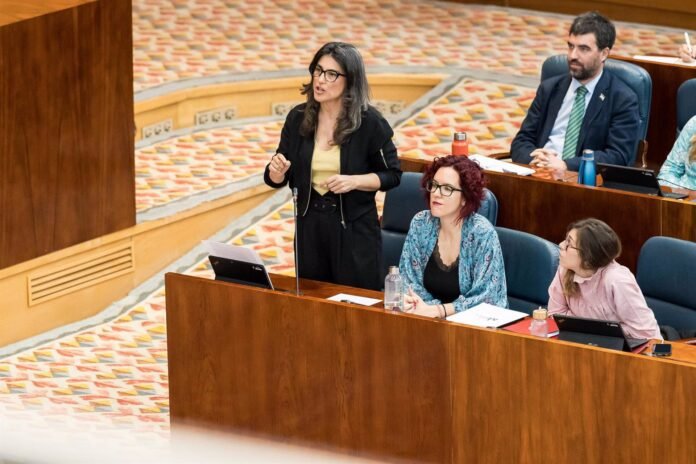 Manuela Bergerot, portavoz de Más Madrid en la Asamblea de Madrid