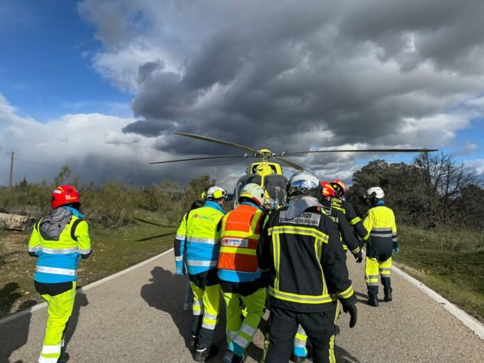 Sucesos.- Heridos graves dos motoristas tras sufrir un accidente a la altura de El Vellón
