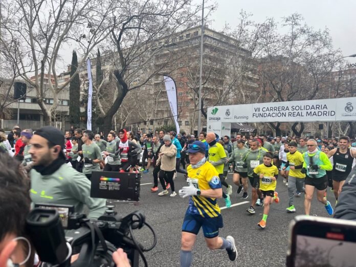 La VII Carrera Solidaria Fundación Real Madrid acoge a más de 3.000 corredores en la Castellana