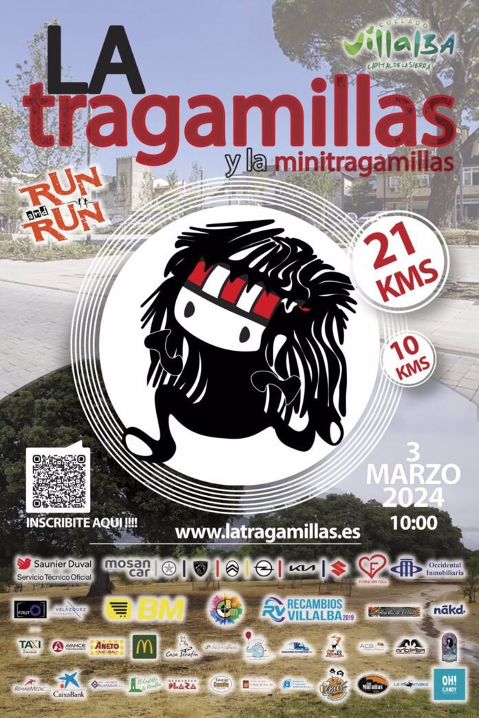 Collado Villalba.- Más de mil atletas tomarán mañana la salida en la XVII edición de la 'Tragamillas'