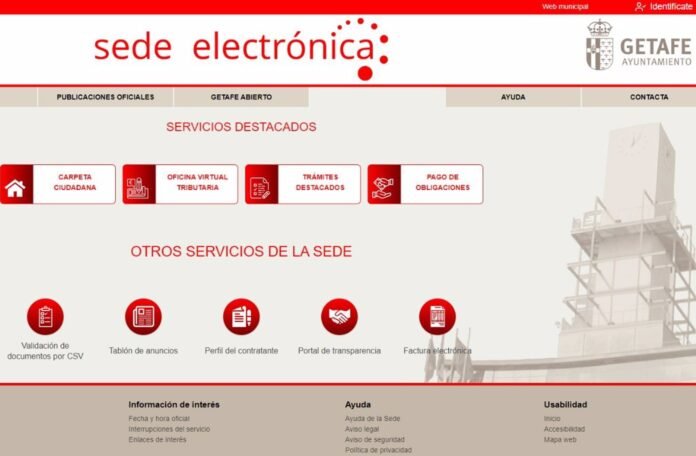 nueva sede electrónica getafe