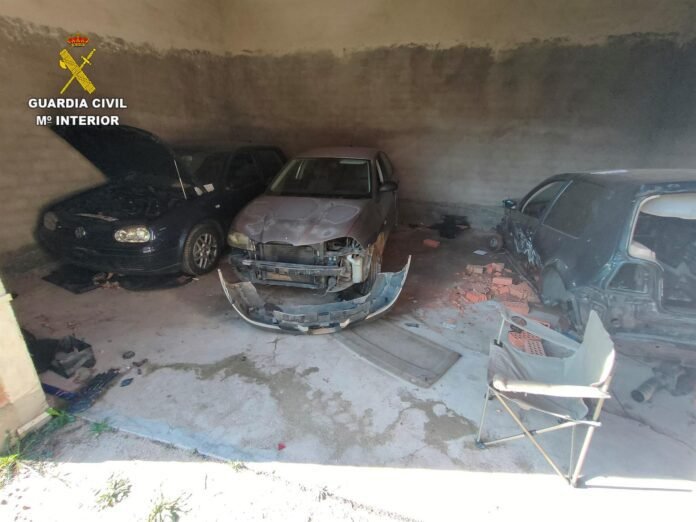 Detenido por robar coches en Madrid y Toledo para desguazarlos y vender sus piezas