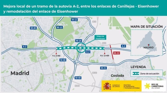El Ministerio de Transportes formaliza la redacción del proyecto para la integración urbana de la A-2