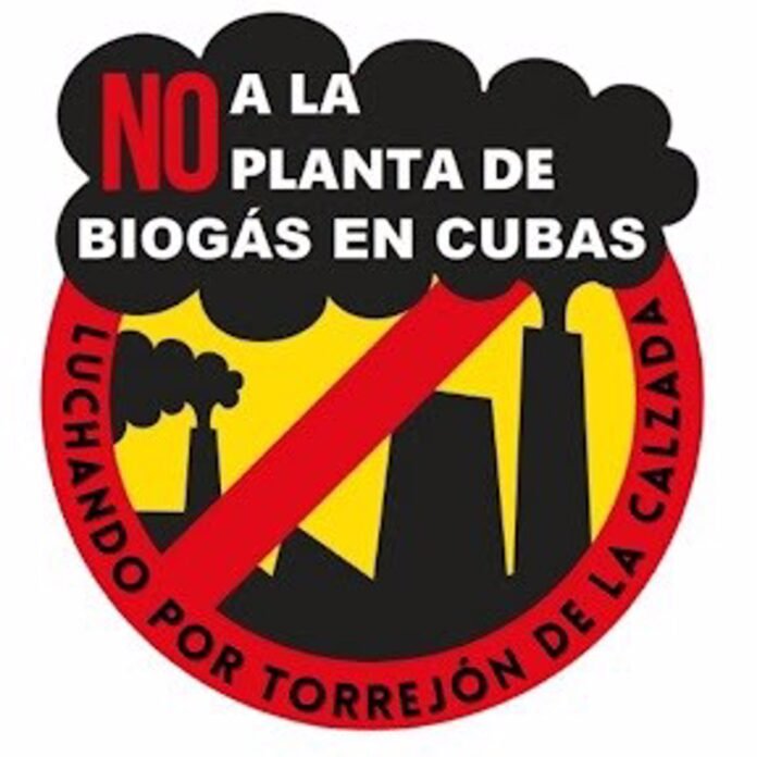 Protestas en Torrejíon contra la planta de biogás de Cubas