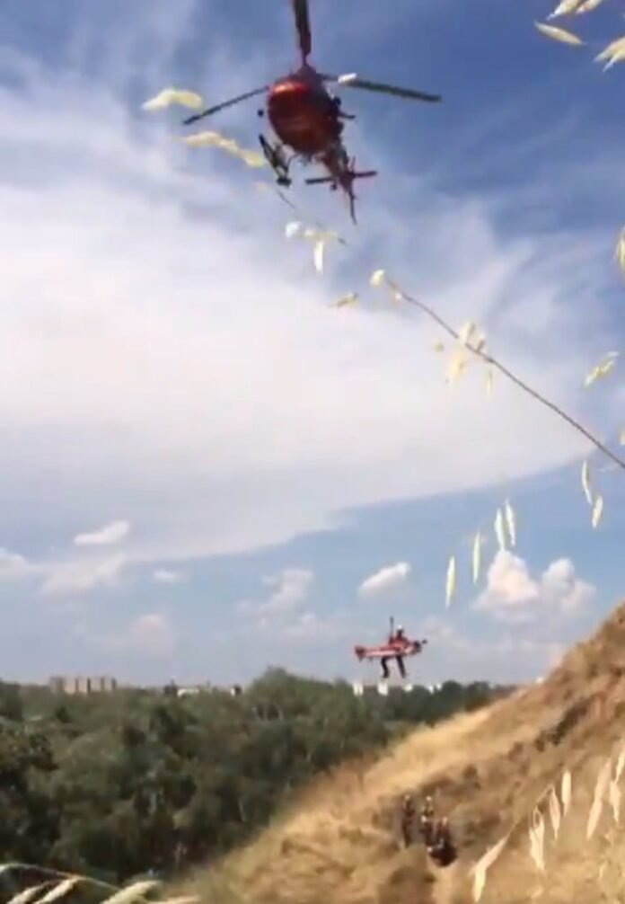 Rescatan a un hombre de 86 años que sufrió un golpe de calor en el Parque Natural de Alcalá