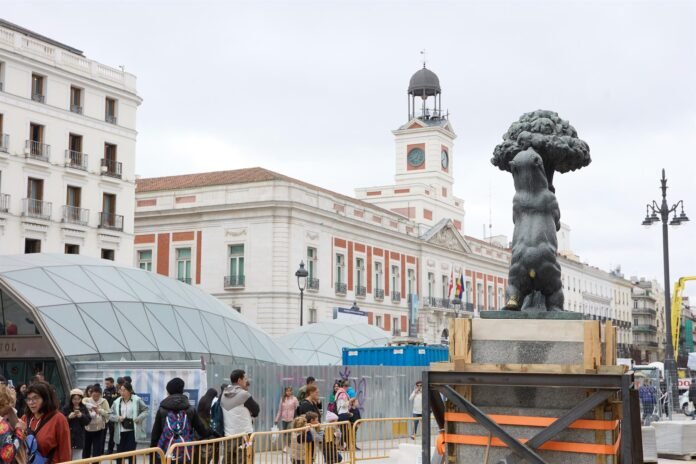 toldos en la Puerta del Sol este verano