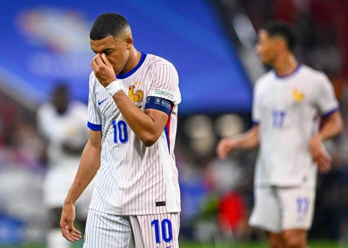 Kylian Mbappé suspende otra vez en la Eurocopa